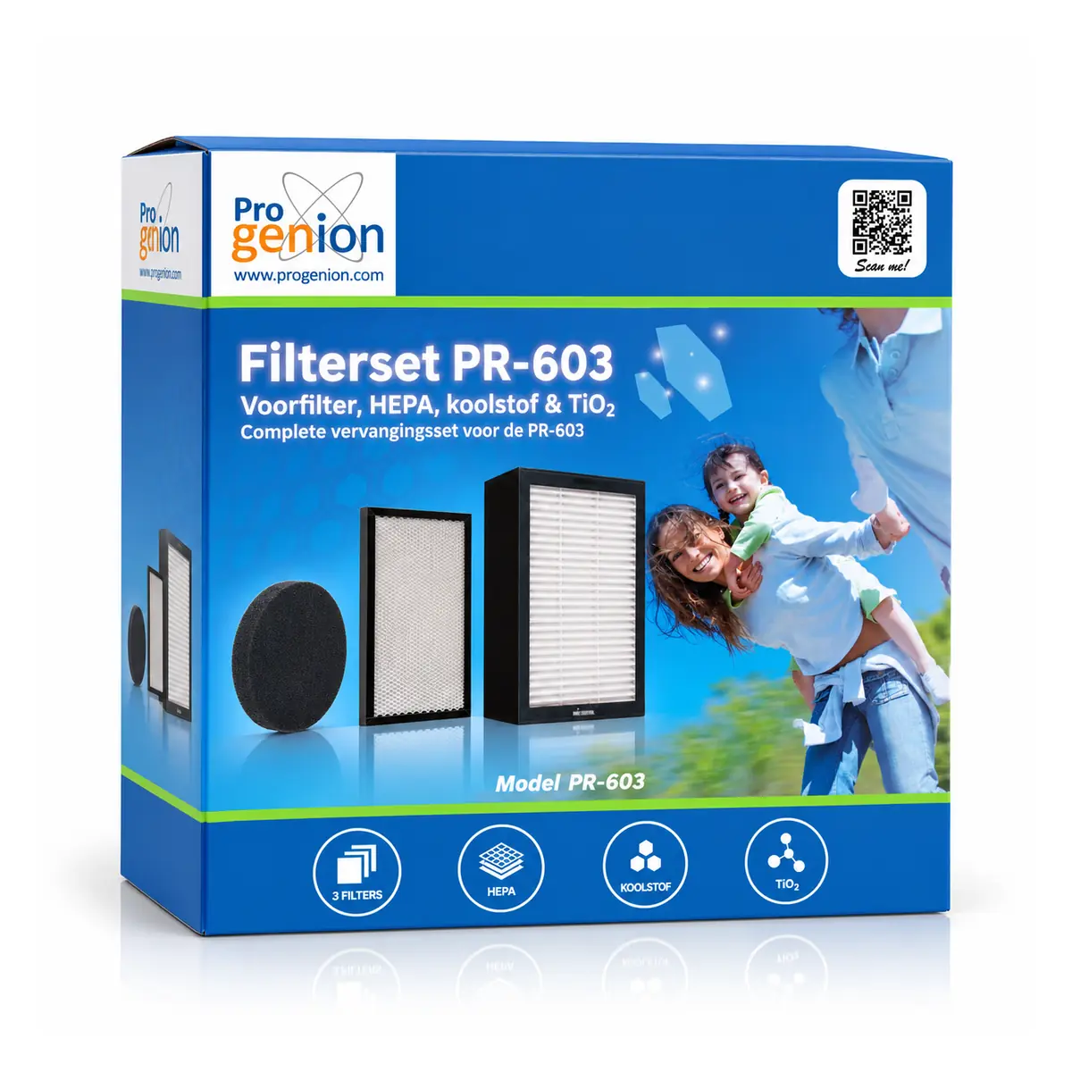 Verpakking van Filterset PR-603