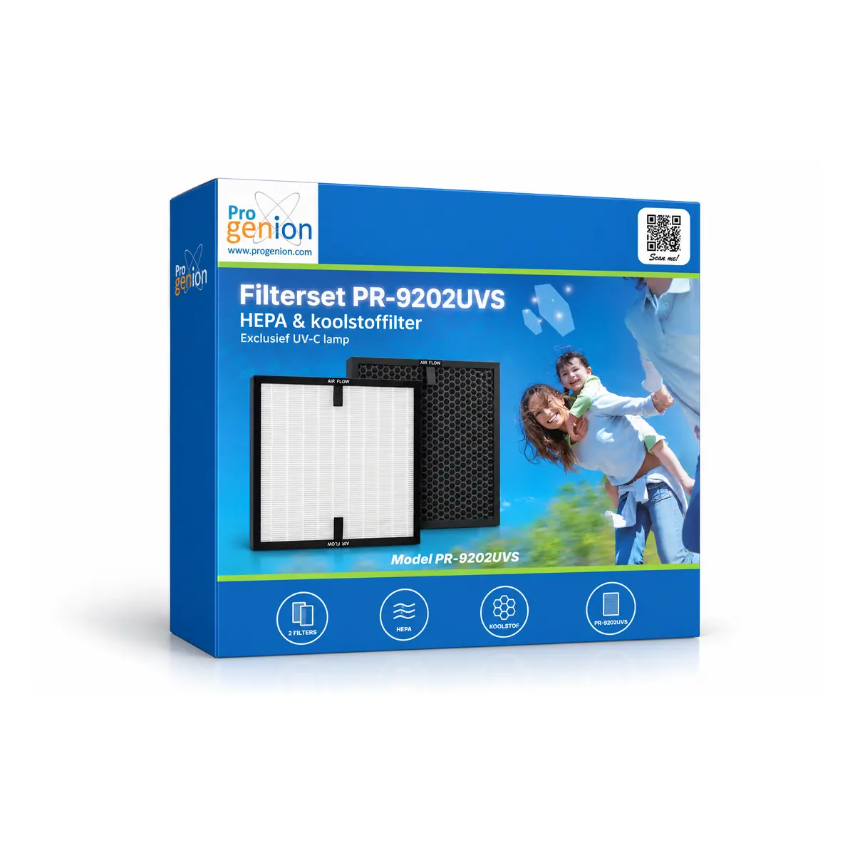 Verpakking van Filterset PR9202UVS