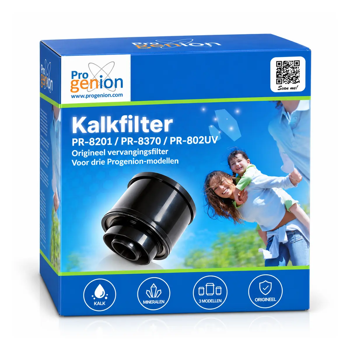 Verpakking van PR-8201 / PR-8370 / PR-802UV Kalkfilter
