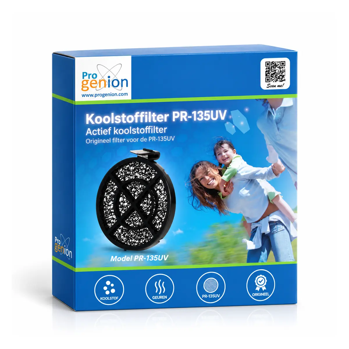 Verpakking van Carbon filter PR-135UV