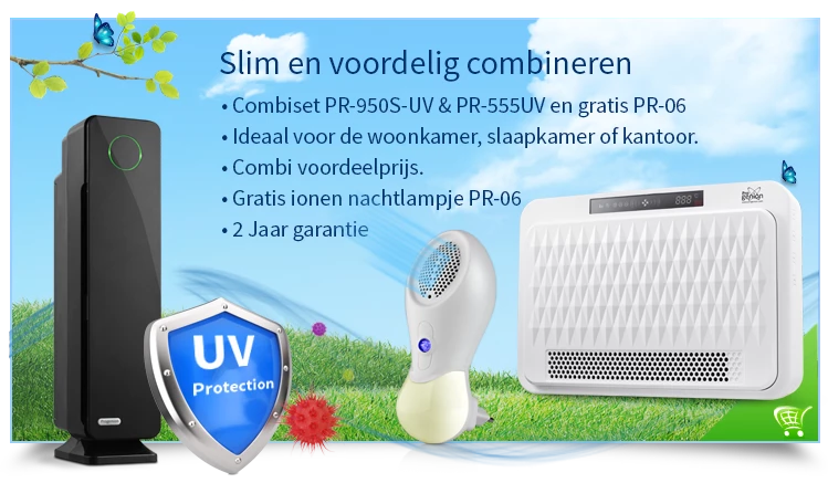 Luchtreiniger combinatie aanbieding