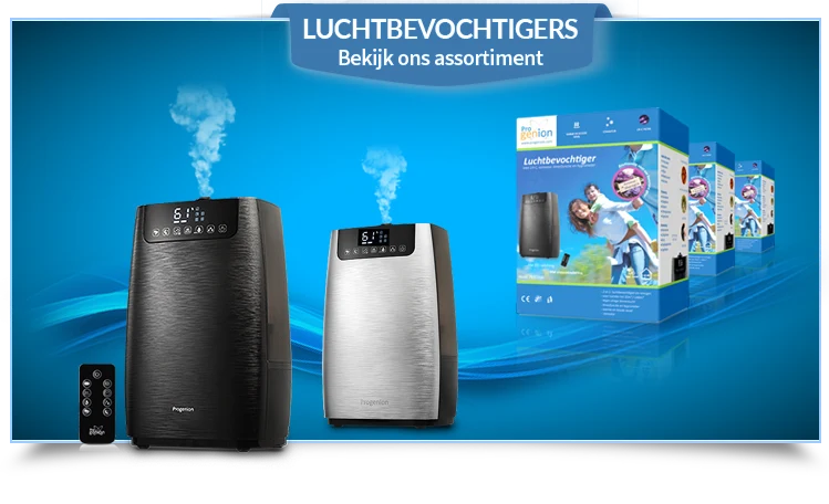 Proagenion luchtbevochtigers overzicht.