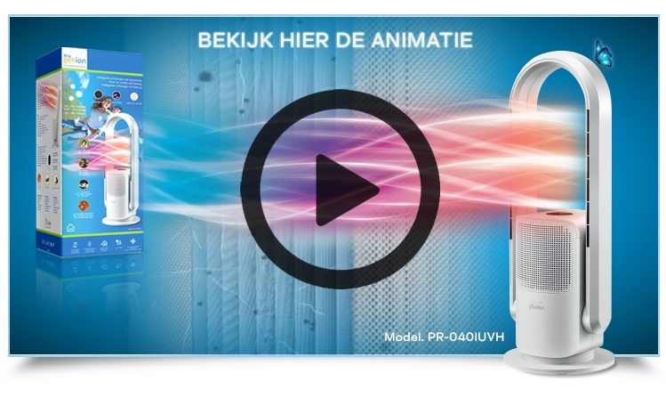 Luchtreiniger video animatie