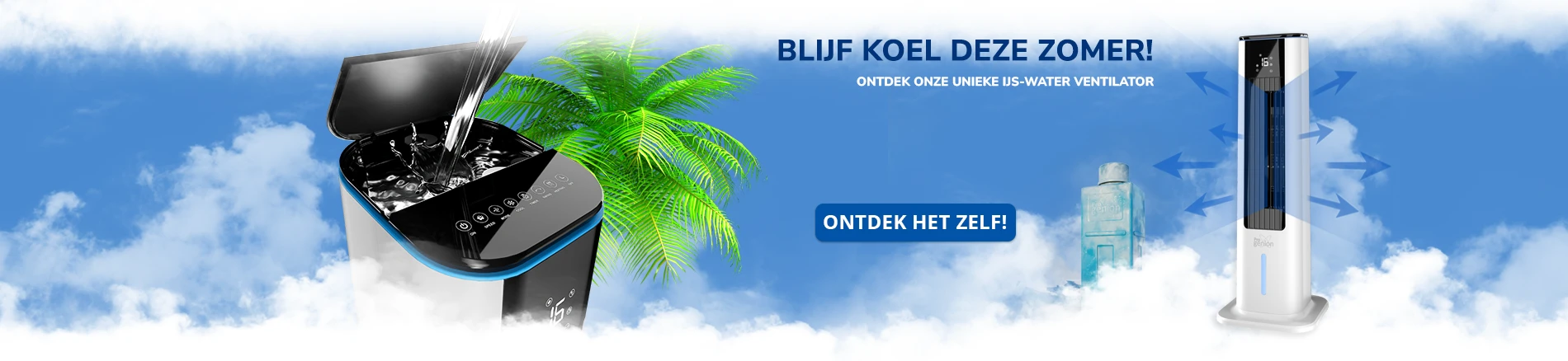 Aircooler ventilator met i